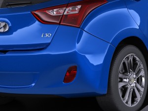Hyundai i30 2014 vray 3D 모델