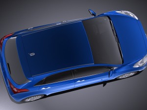 Hyundai i30 2014 vray 3D 모델