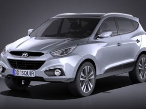 Hyundai ix35 2015 vray Modello 3D