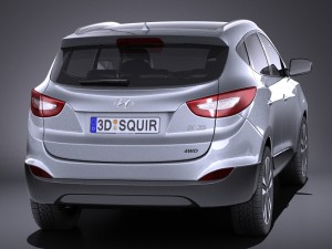 Hyundai ix35 2015 vray 3D मॉडल