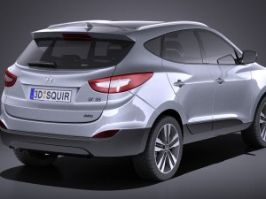 Hyundai ix35 2015 vray 3D मॉडल