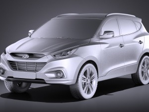 Hyundai ix35 2015 vray 3D मॉडल