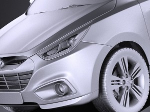 Hyundai ix35 2015 vray 3D मॉडल