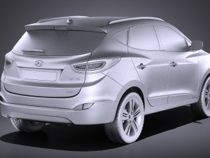 Hyundai ix35 2015 vray 3D मॉडल