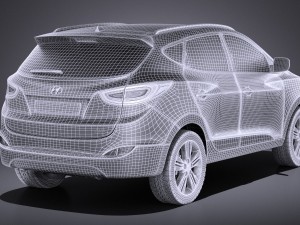 Hyundai ix35 2015 vray 3D मॉडल