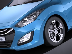 Hyundai i30 Wagon 2014 vray 3D Модель