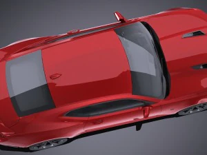 Camaro SS 2017 Lowpoly 3D Model