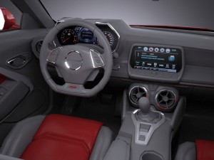 Camaro SS 2017 Lowpoly 3D-Modell