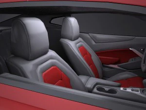 Camaro SS 2017 Lowpoly 3D Model