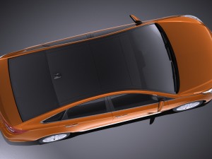 Hyundai Sonata 2017 vray Modèle 3D