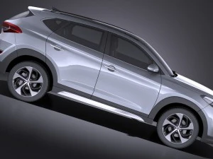Hyundai Tucson EU-Version 2017 vray 3D Model