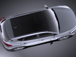 Hyundai Tucson EU-Version 2017 vray Modèle 3D