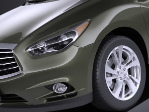 Infiniti JX 2017 vray 3D मॉडल