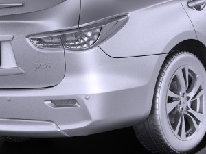 Infiniti JX 2017 vray 3D मॉडल