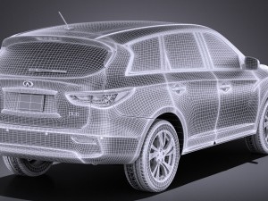 Infiniti JX 2017 vray 3D मॉडल