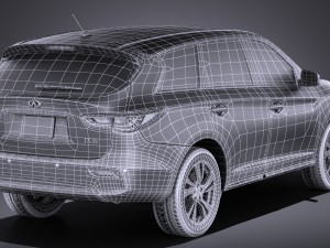 Infiniti JX 2017 vray 3D मॉडल