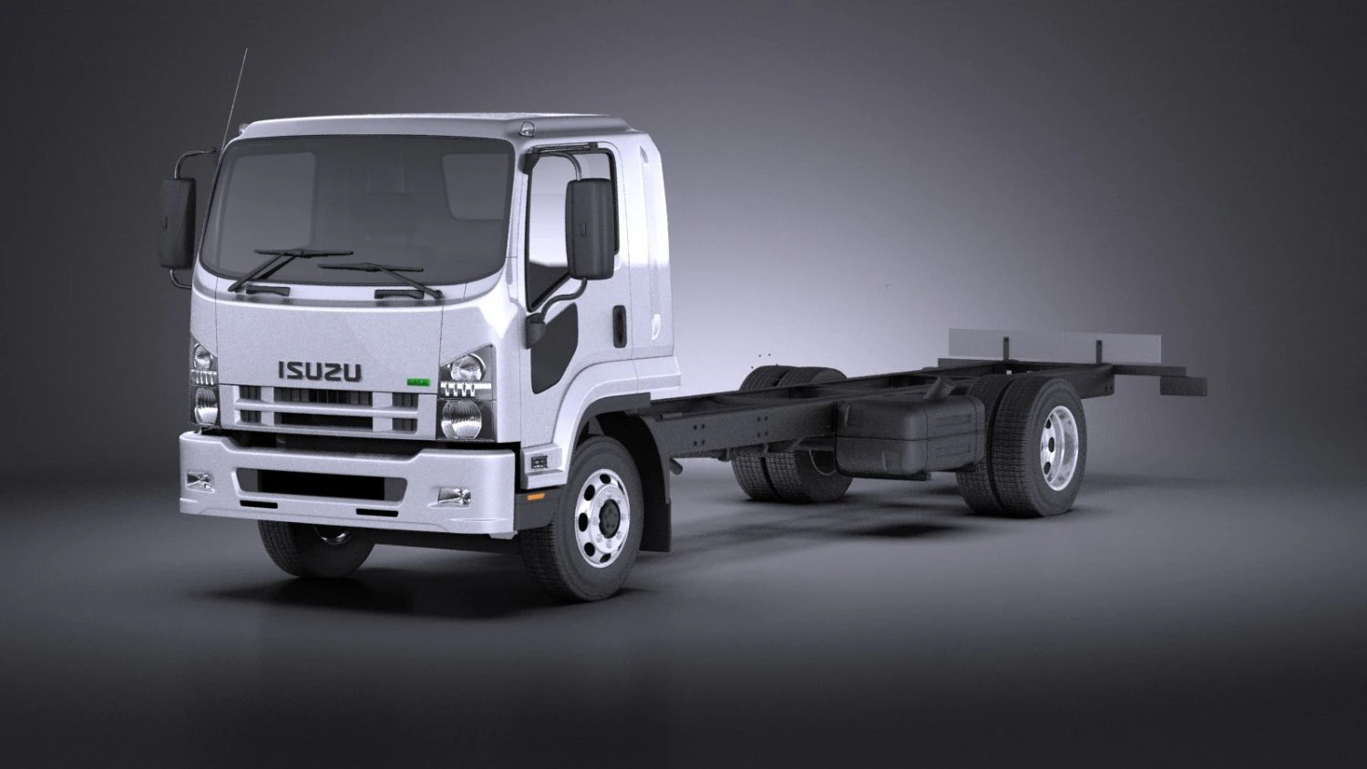 Isuzu f-series 2017 vray 3D Model .c4d .max .obj .3ds .fbx .stl .blend