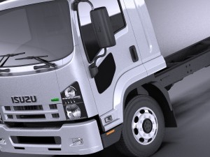 Isuzu f-series 2017 vray 3D Модель