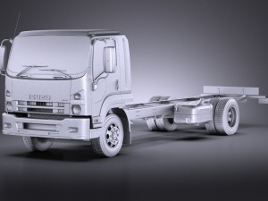 Isuzu f-series 2017 vray 3D Модель