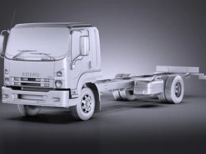 Isuzu f-series 2017 vray 3D Model