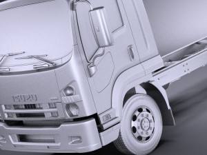 Isuzu f-series 2017 vray 3D Модель