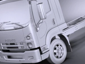 Isuzu f-series 2017 vray 3D Model
