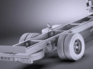 Isuzu f-series 2017 vray 3D Model