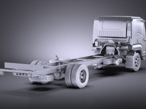 Isuzu f-series 2017 vray 3D Модель