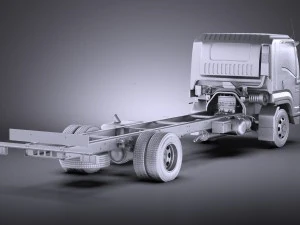Isuzu f-series 2017 vray 3D Model