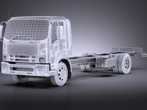Isuzu f-series 2017 vray 3D Модель