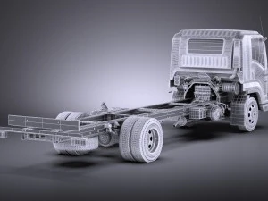 Isuzu f-series 2017 vray 3D Model