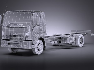 Isuzu f-series 2017 vray 3D Модель