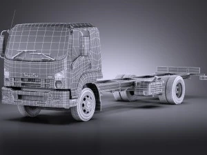 Isuzu f-series 2017 vray 3D Model