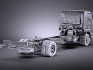 Isuzu f-series 2017 vray 3D Модель