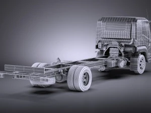 Isuzu f-series 2017 vray 3D Model