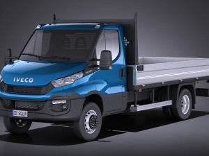 Iveco Daily Chassis Cab Pickup 2017 vray Model 3D