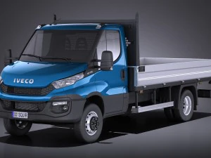 Iveco Daily Chassis Cab Pickup 2017 vray Modelo 3D