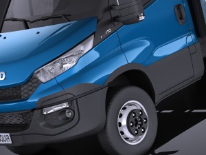 Iveco Daily Chassis Cab Pickup 2017 vray 3D Model