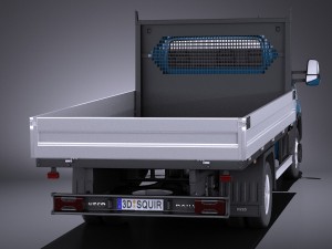 Iveco Daily Chassis Cab Pickup 2017 vray 3D Model