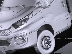 Iveco Daily Chassis Cab Pickup 2017 vray 3D Model