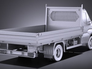 Iveco Daily Chassis Cab Pickup 2017 vray 3D Model
