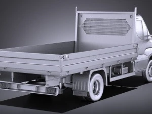 Iveco Daily Chassis Cab Pickup 2017 vray 3D Model