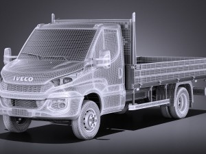Iveco Daily Chassis Cab Pickup 2017 vray 3D Model