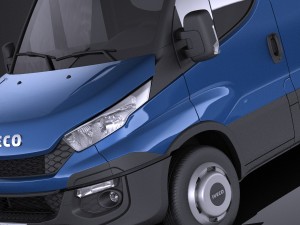 Iveco Daily Minibus 2017 vray Model 3D