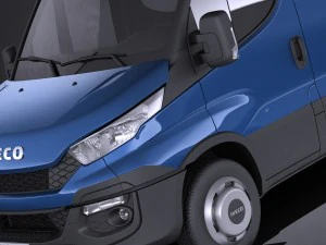 Iveco Daily Minibus 2017 vray 3D Model