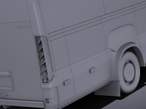 Iveco Daily Minibus 2017 vray Model 3D