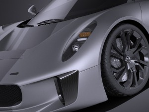 Jaguar C-X75 2017 vray 3D Model