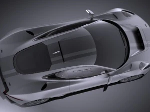 Jaguar C-X75 2017 vray 3D Model