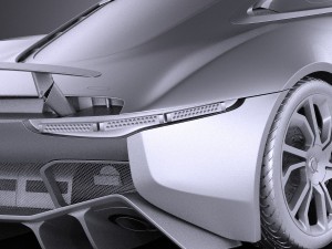 Jaguar C-X75 2017 vray 3D Model