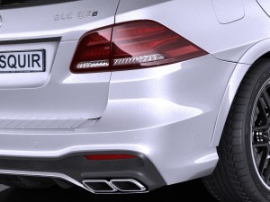 Mercedes-Benz AMG GLE63S Wagon 2017 3Dモデル